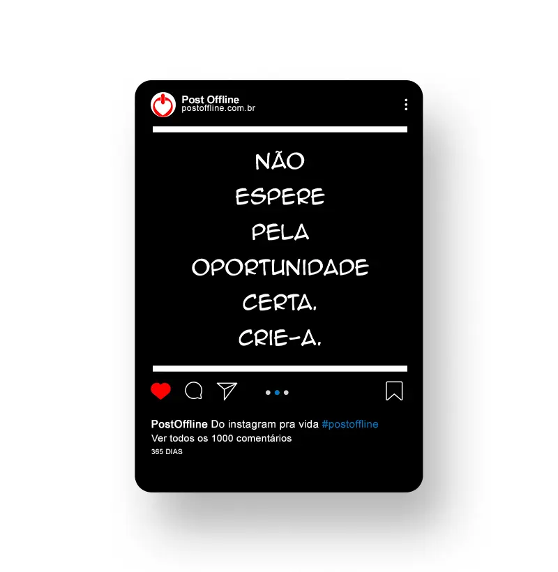 CRIE A APORTUNIDADE