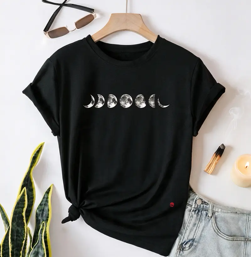 Camiseta fases da lua