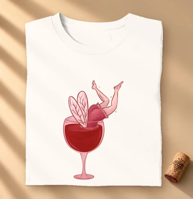 Camiseta A Fada do Vinho