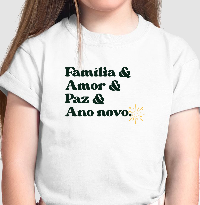 Família, Amor, Paz, Ano Novo! (Infantil)