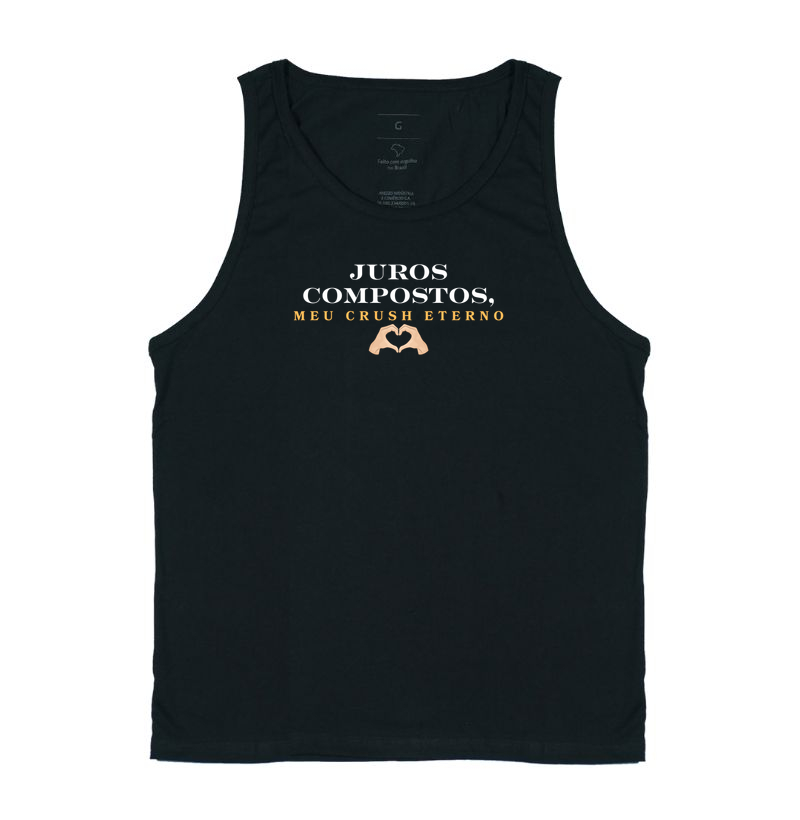 Camiseta Juros Compostos Crush - Dark