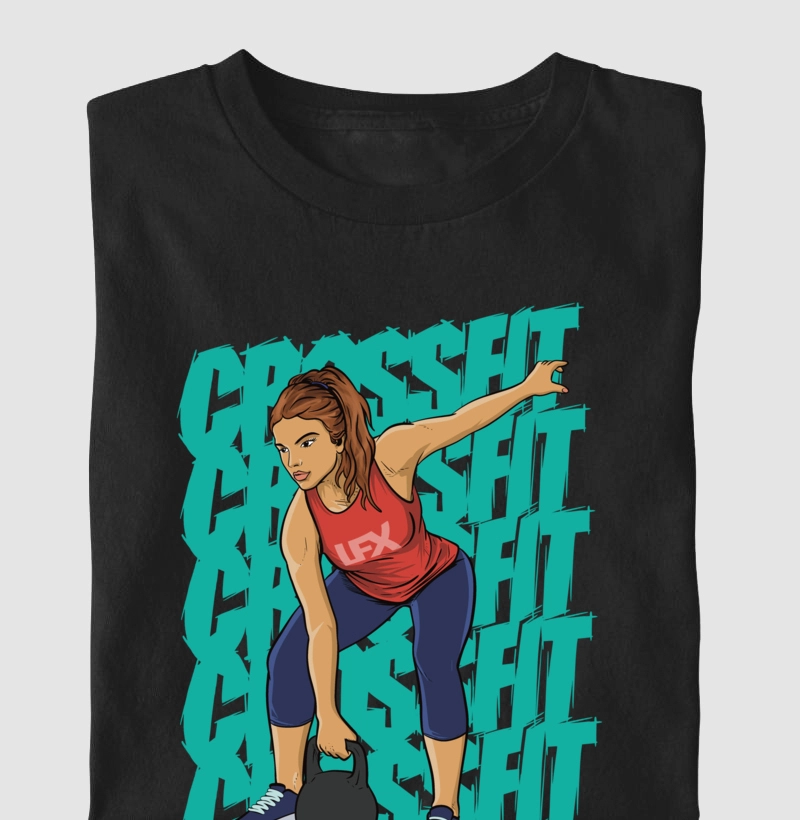 Mulher fazendo Swing Unilateral Com Kettlebell V01