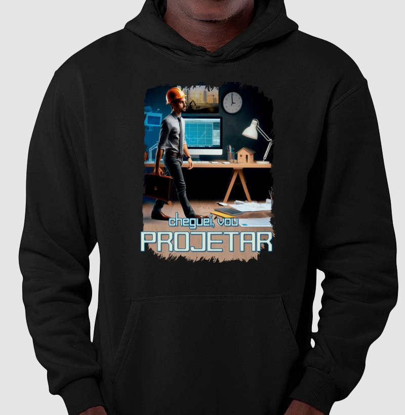 Cheguei, vou projetar