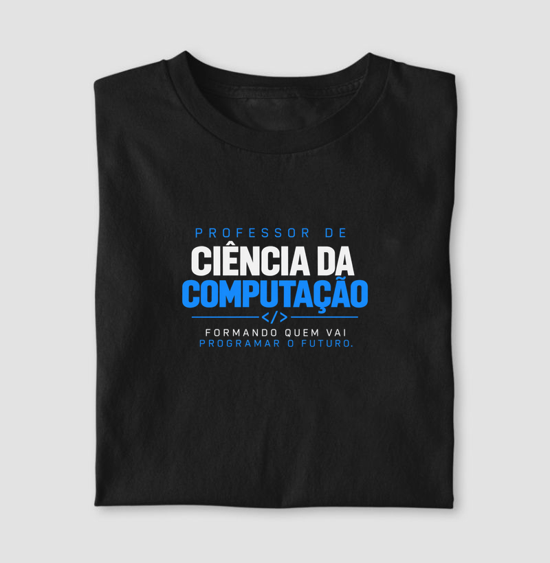 Professor de Ciência da Computação — formando quem vai programar o futuro.