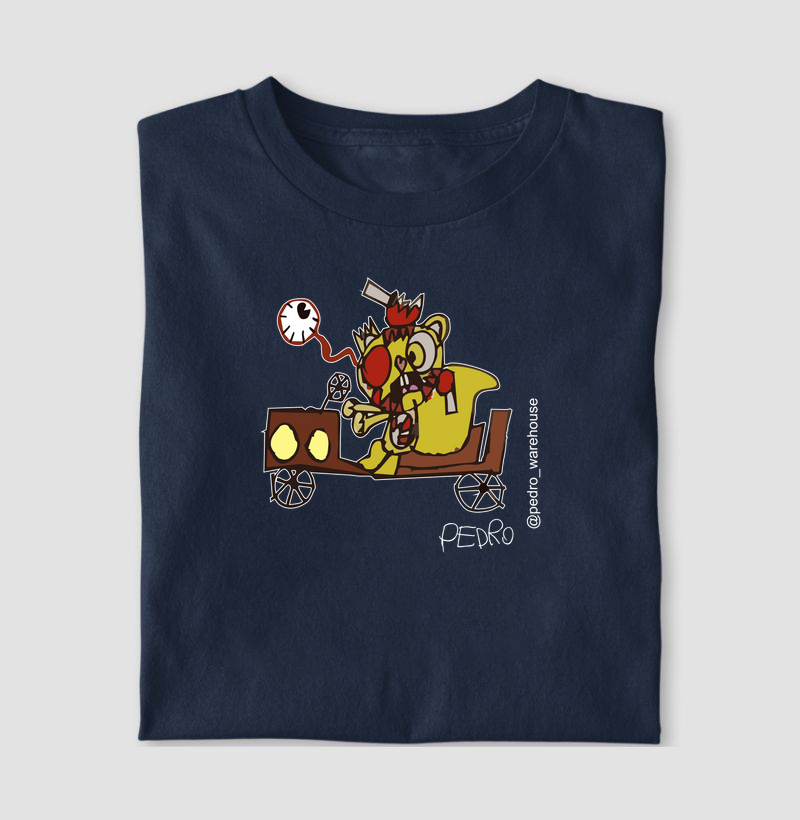 CAMISETA MASC/FEM - ESQUILO BALEADO