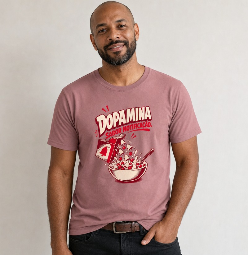 Dopamina sabor notificação — Camiseta