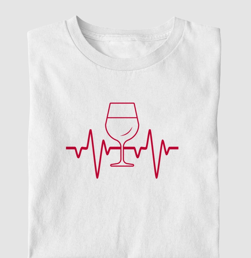 Camiseta Adulta -Frequência Cardíaca