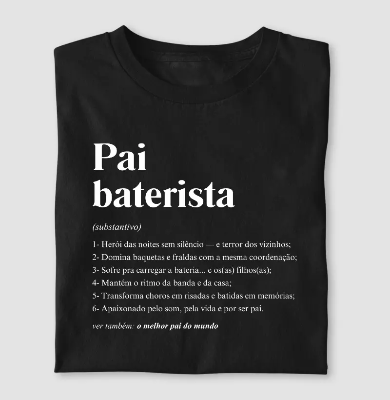 DEFINIÇÃO PAI BATERISTA