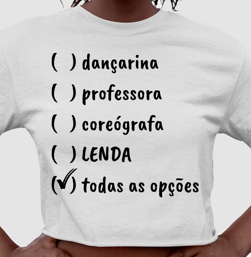 DANÇARINA, TODAS AS OPÇÕES