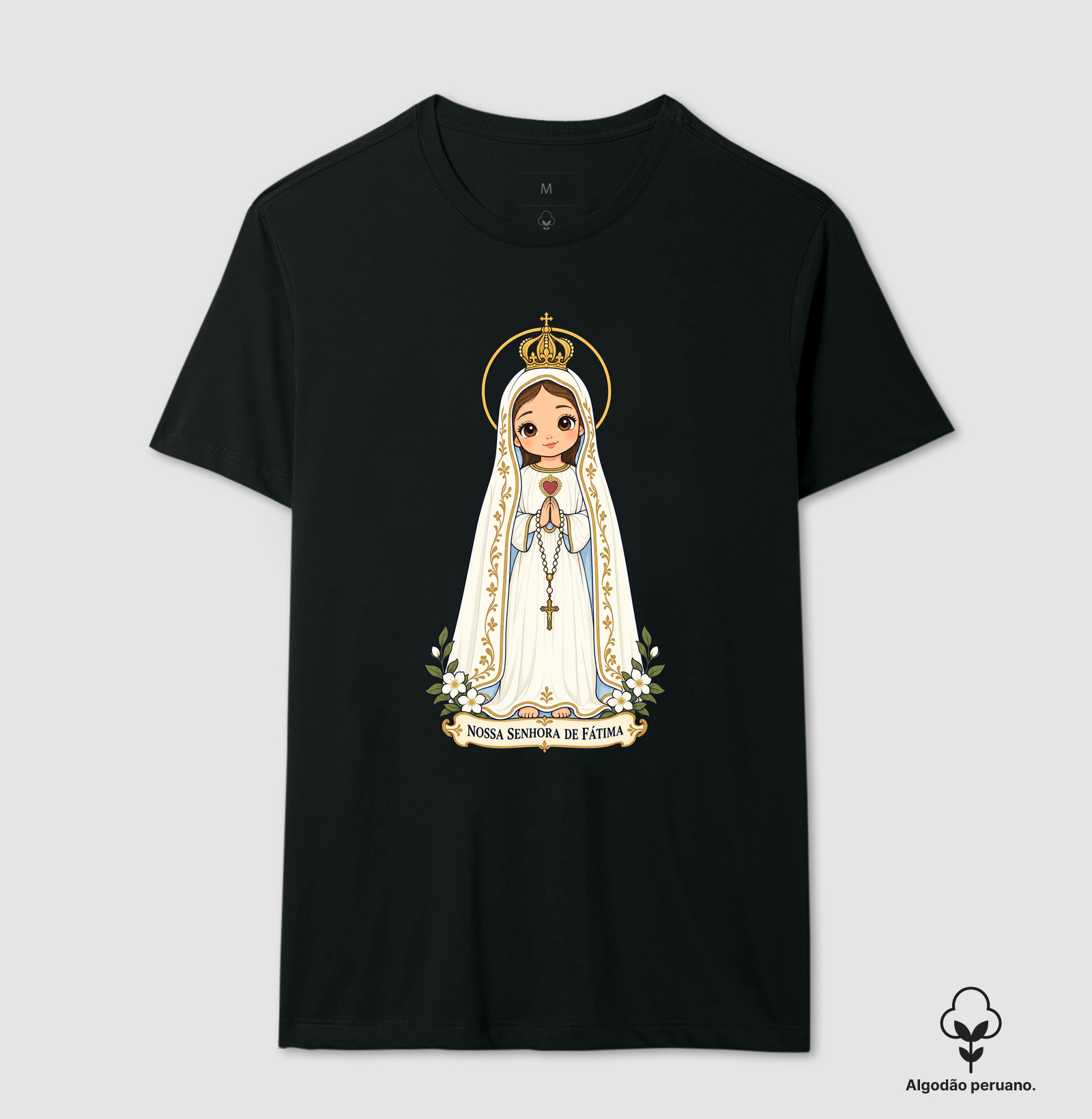 Nossa senhora e Fátima estilo chibi