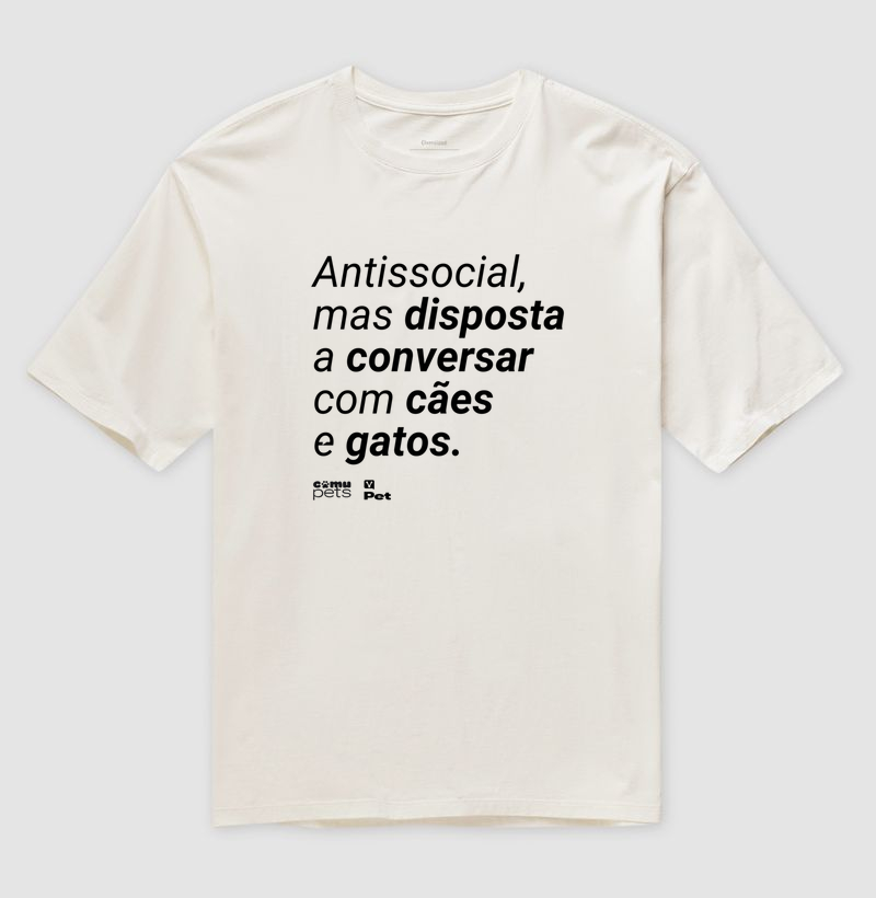 Camiseta antissocial 