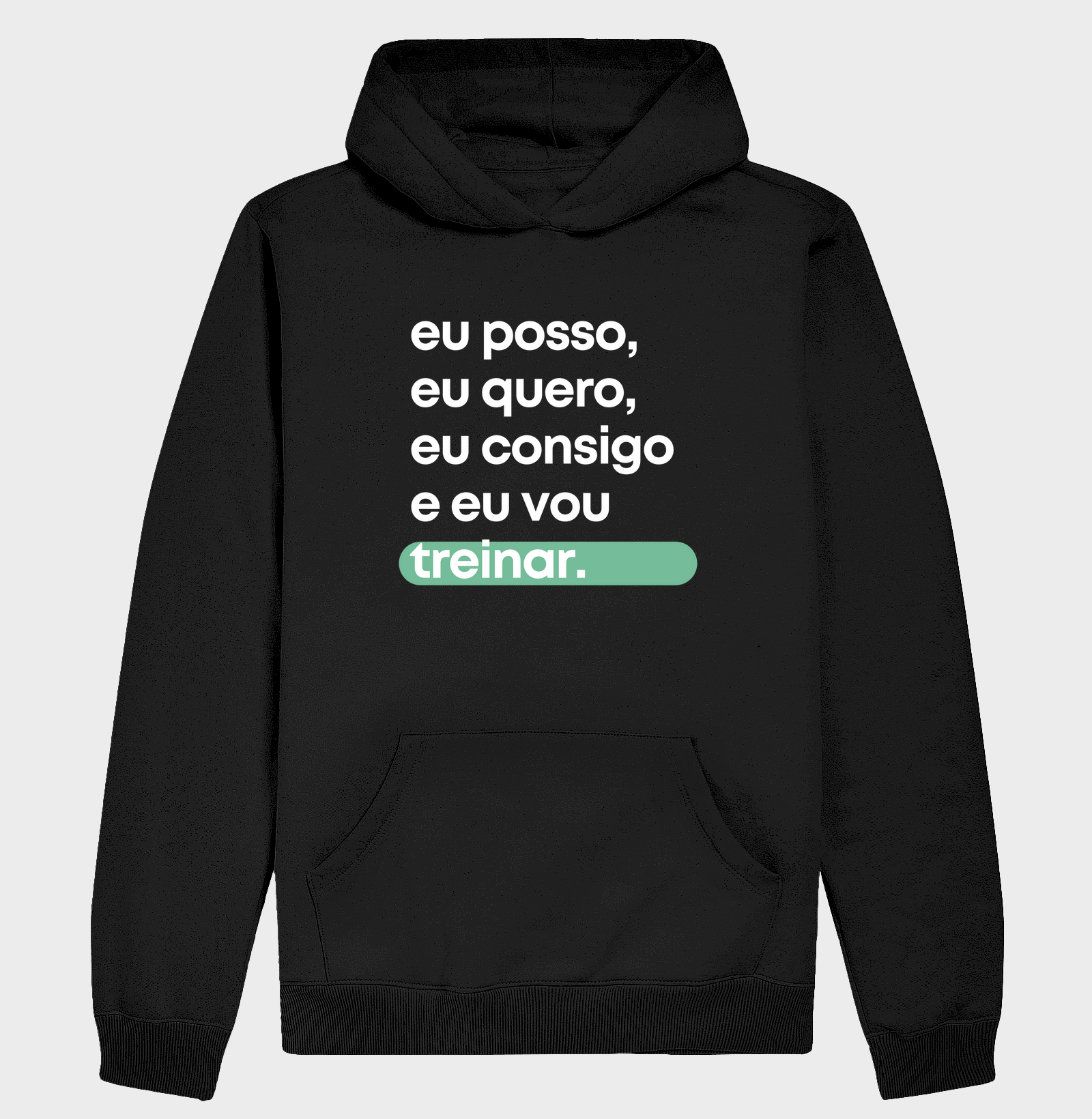 Eu posso, eu quero, eu consigo e eu vou treinar