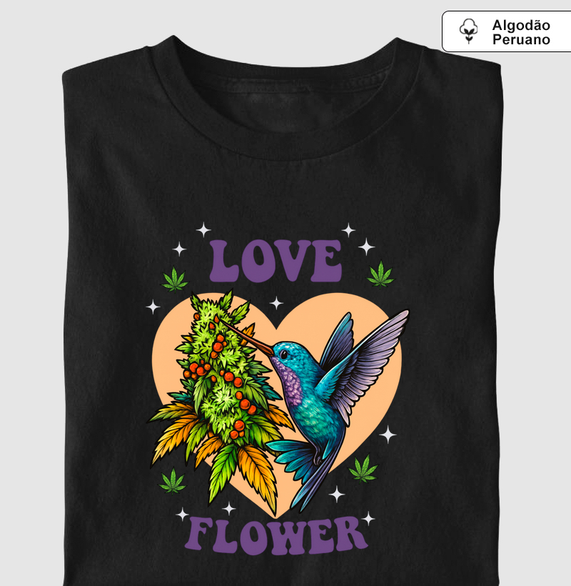 Love Flower Algodão Peruano