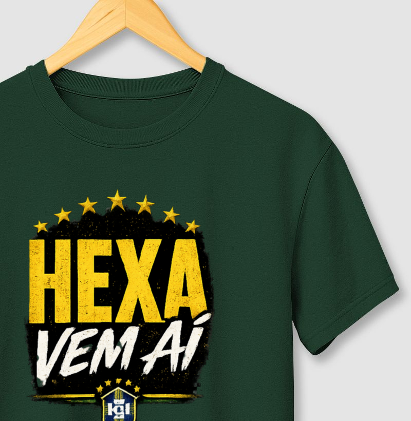 HEXA VEM AÍ – CAMISETA OFICIAL DA TORCIDA QUE ACREDITA