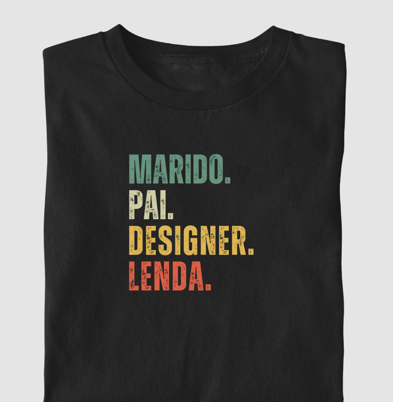 Marido pai designer lenda