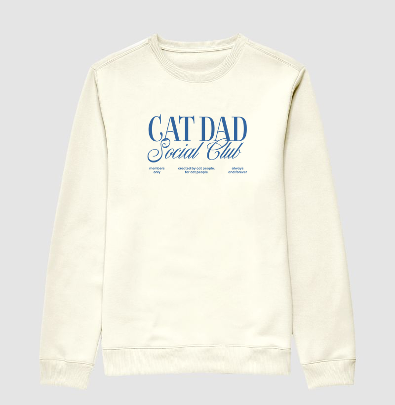 Moletom Cat Dad Social Club