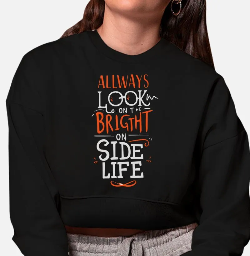 Cropped Moletom Lado Bom