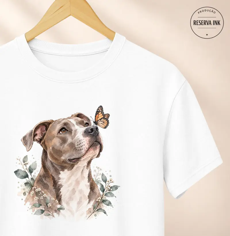 Pitbull - Força & Leveza - Camiseta