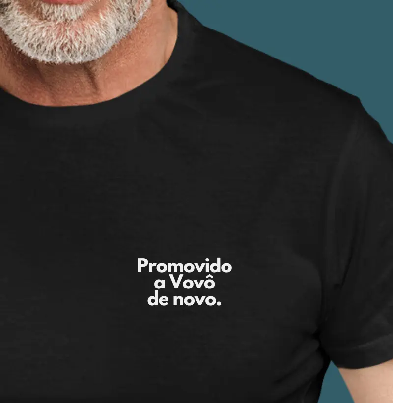 Promovido a vovô de novo. (minimalista)