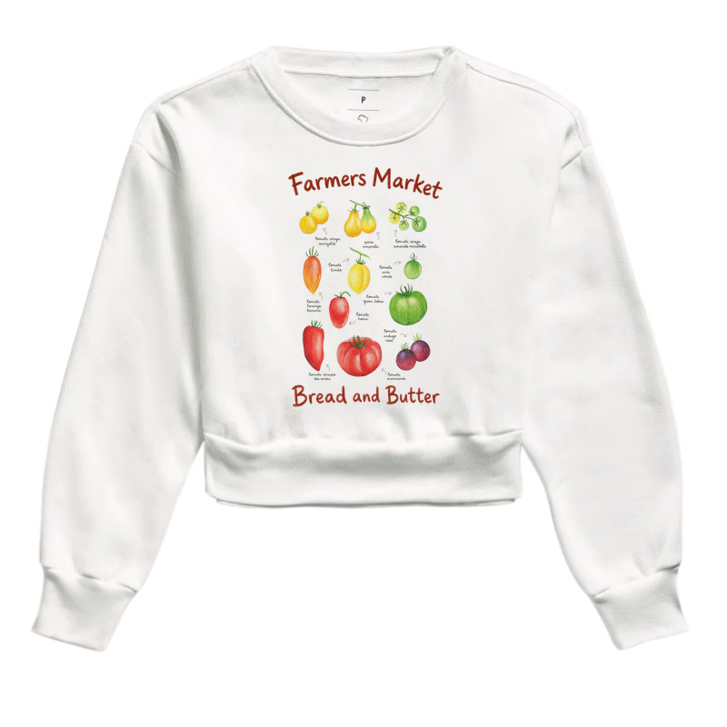 Moletom Cropped Tomatoes 