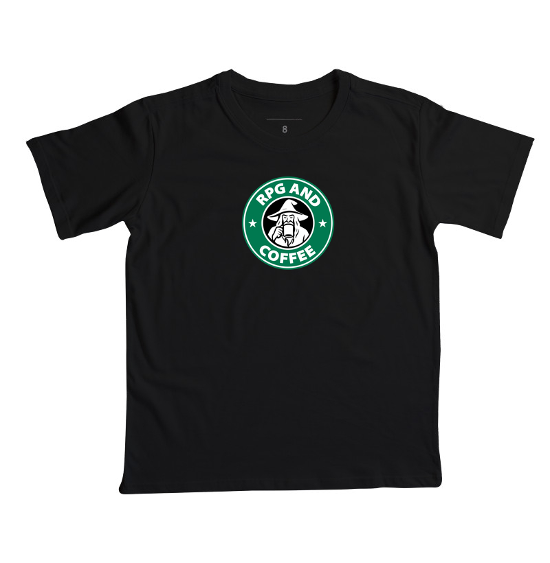 RPG AND COFFEE - Camiseta Infantil
