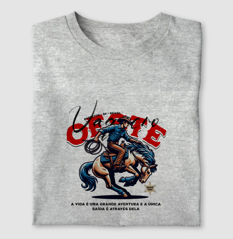 Camiseta Oeste Montaria em Cavalo - Estilo Country Vintage