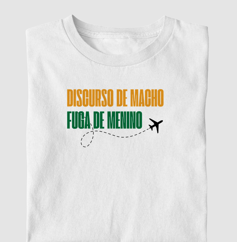Discurso de macho, fuga de menino