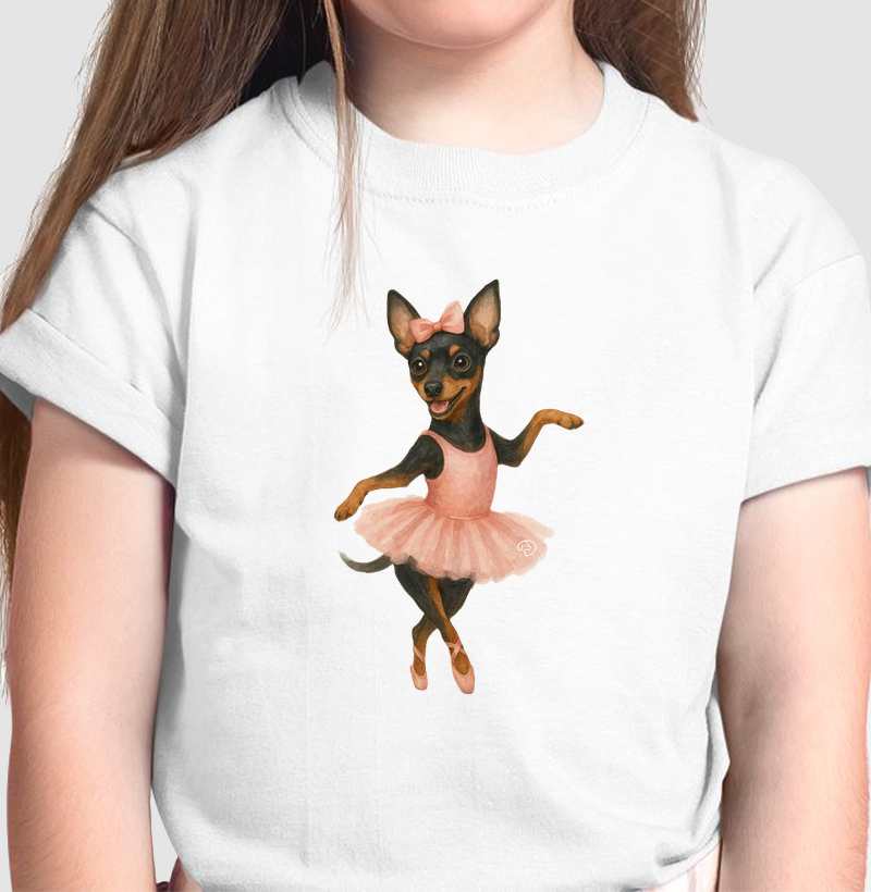 Pinscher Balet - Camiseta Infantil