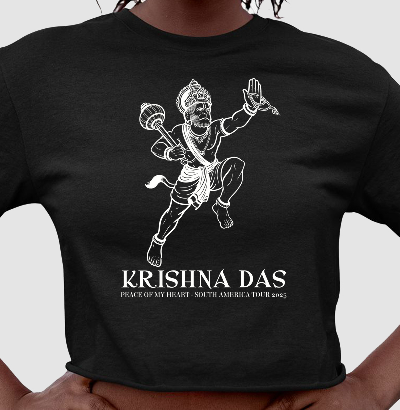 Hanuman Hand - Cropped - Estampa Branca