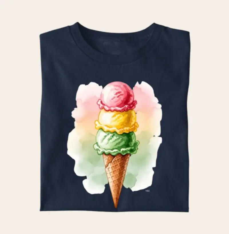Camiseta Algodão Premium - Gelato dos Sonhos 