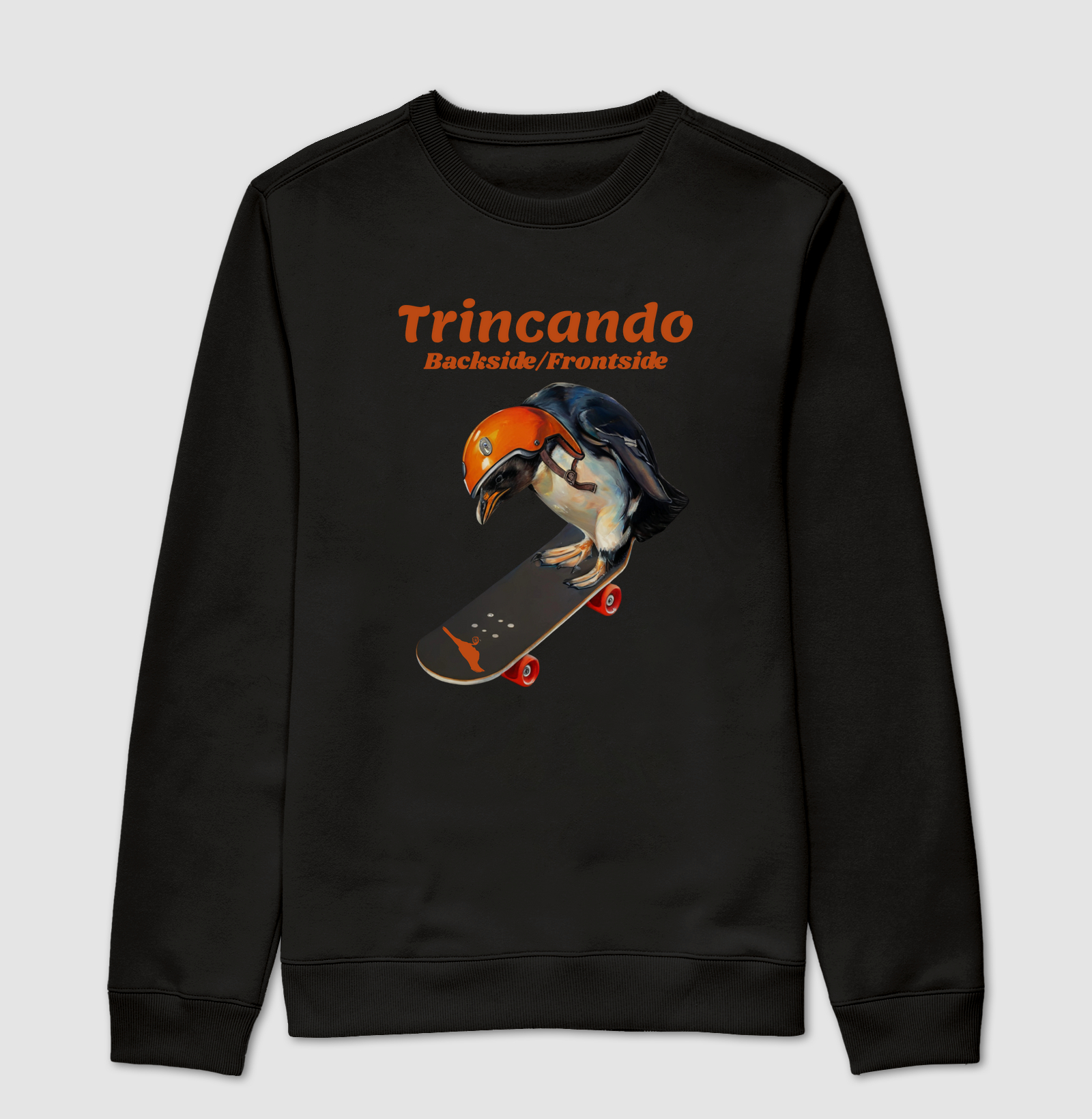 Trincando Pinguim Skatista