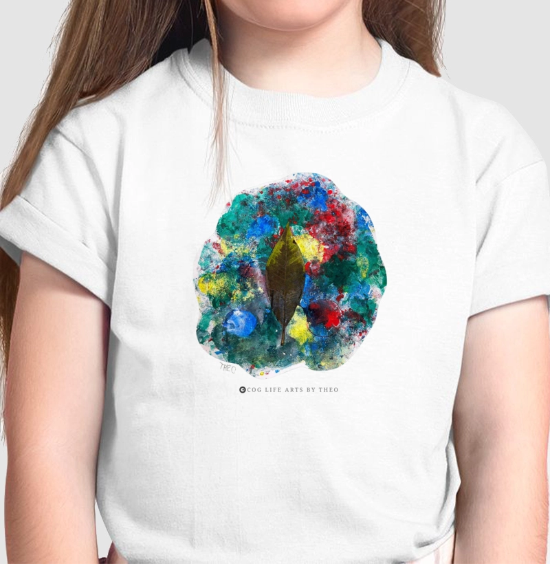 Camiseta Infantil A Folha by Theo Ravioli Franco