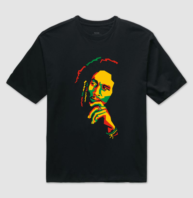 Rasta Rebel - Camiseta Oversized