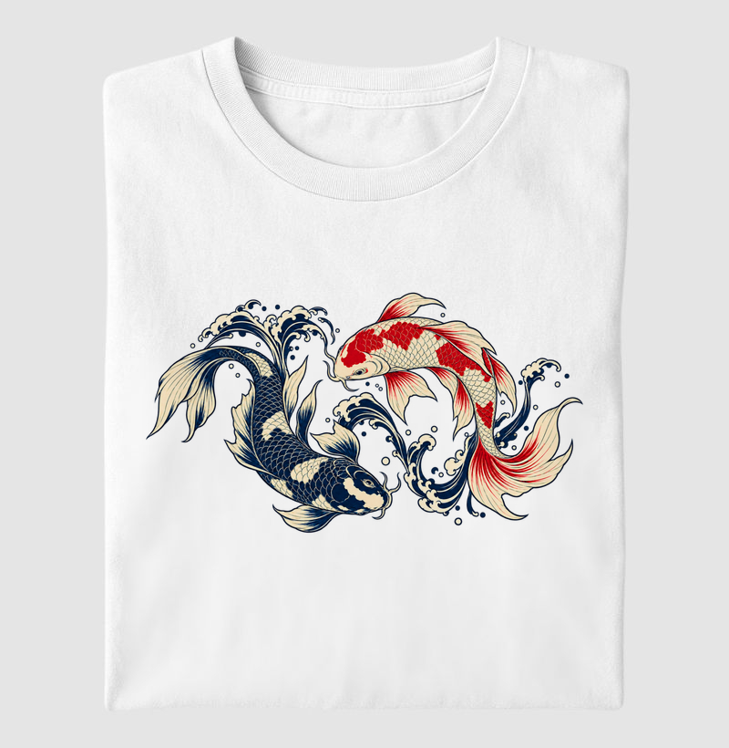 Koi — A Dança das Águas - Camiseta