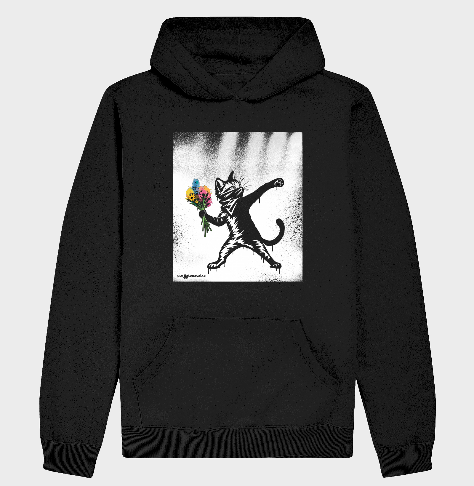 Gato Rebelde - Hoodie Moletom