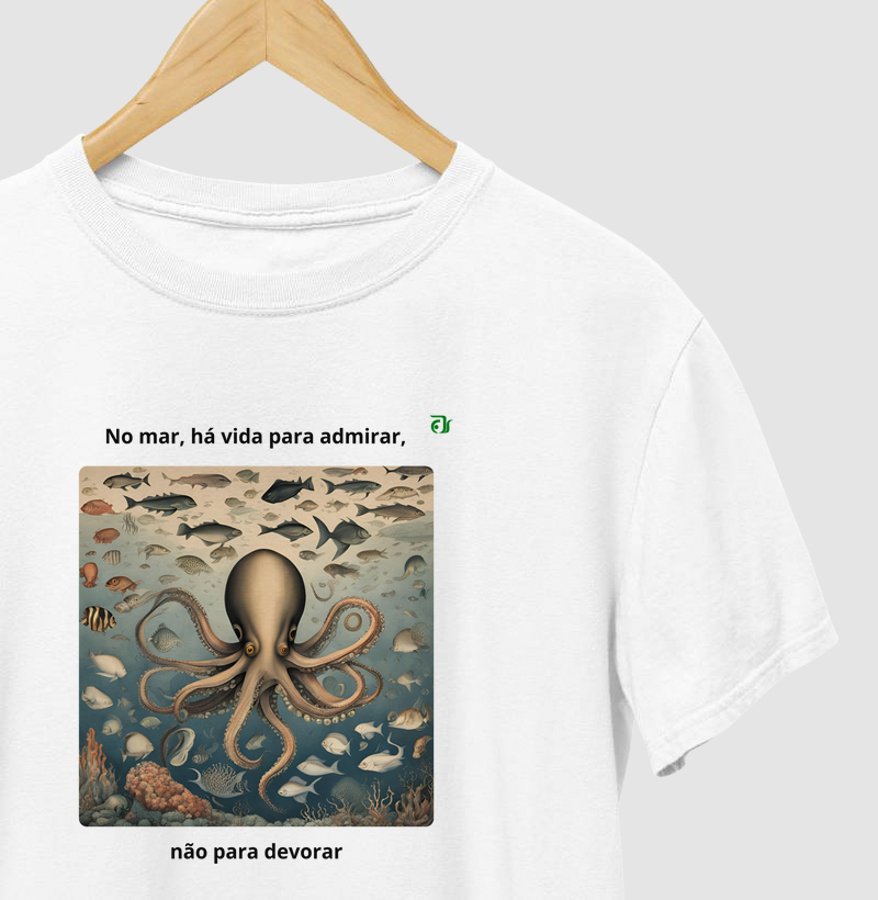 No mar, há vida para admirar, não para devorar