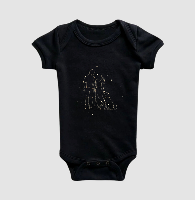 Cachorro É Familia - Body Infantil