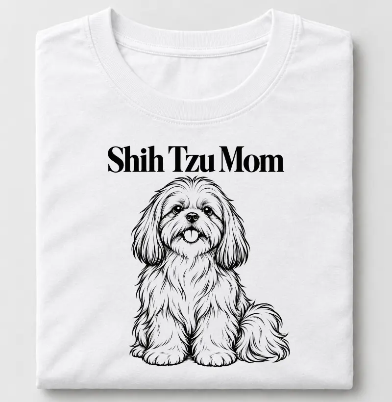 Shih Tzu mom - Camiseta