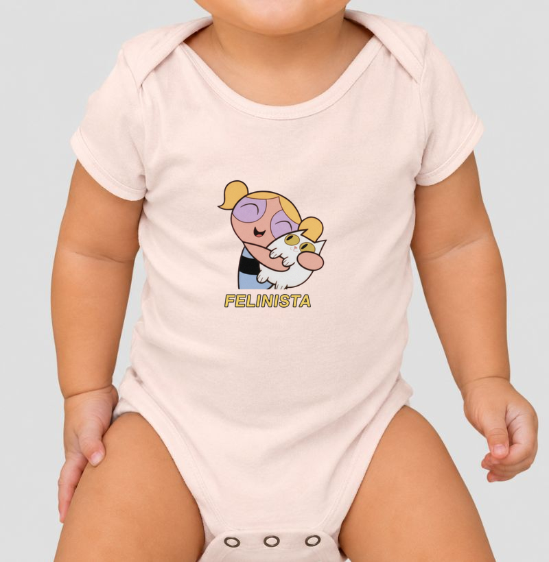 Felinista Lindinha - Body Infantil