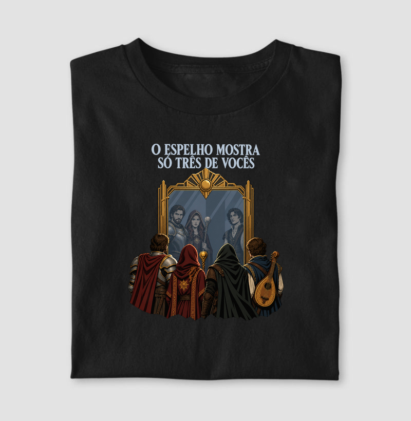 O ESPELHO MOSTRA SÓ TRÊS DE VOCÊS