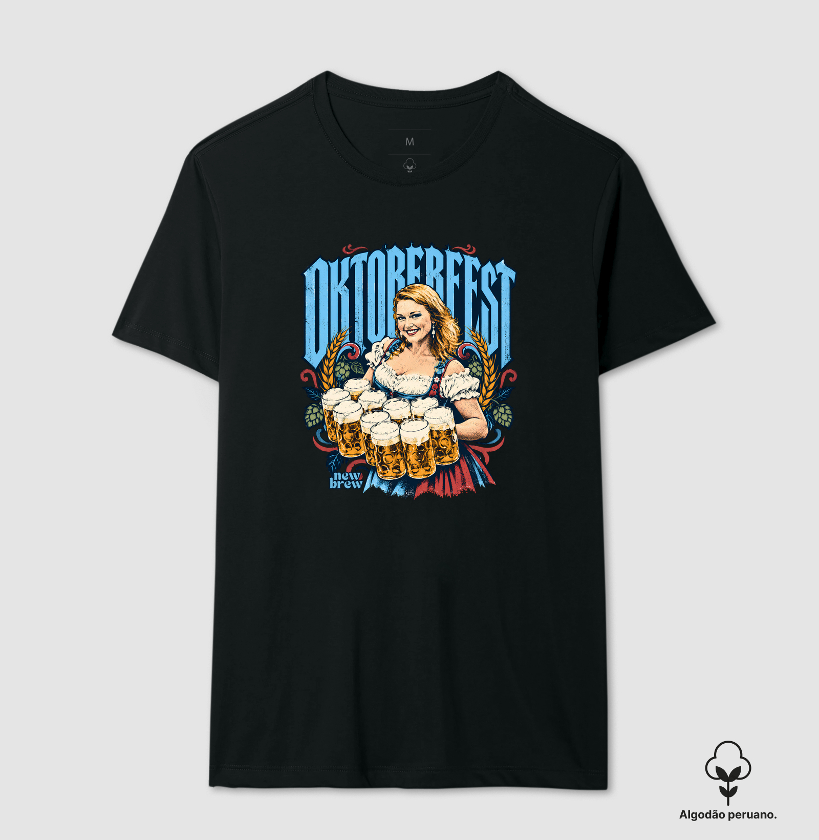 Oktoberfest 8 - New Brew - Camiseta Algodão Peruano
