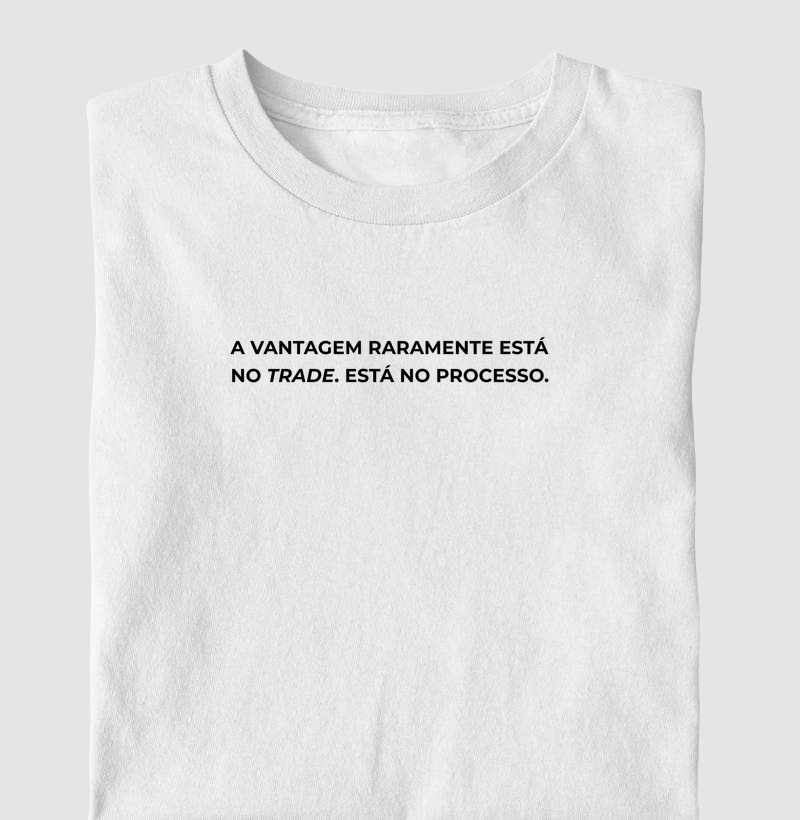 A vantagem raramente está no trade. Está no processo.