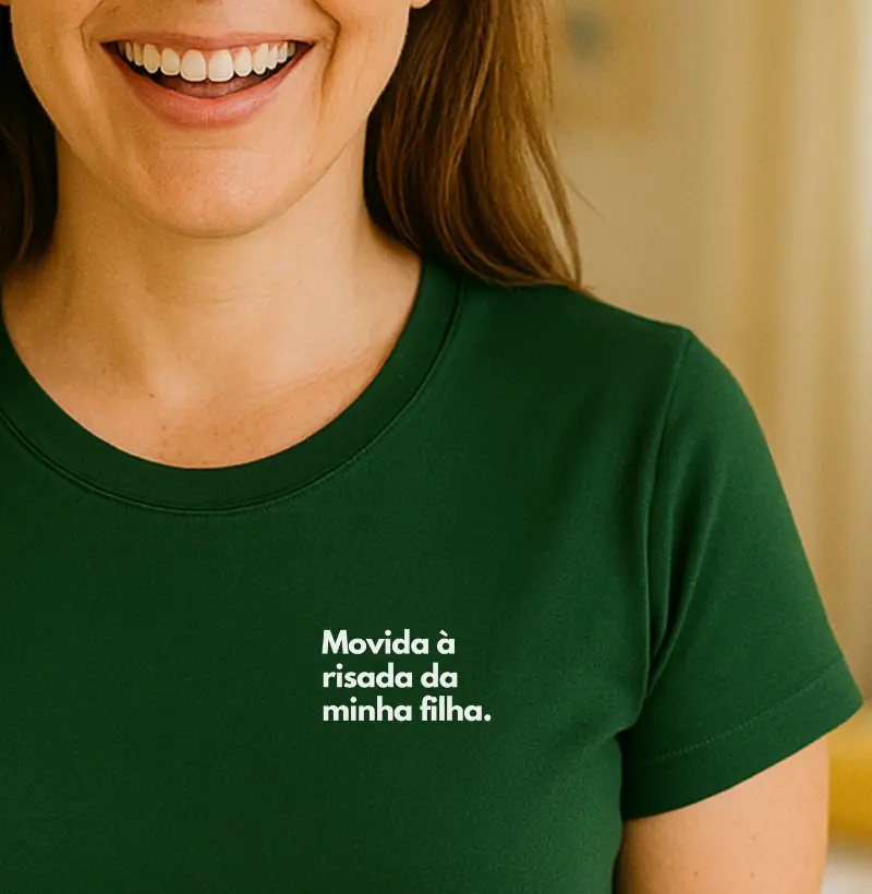 Movida à risada da minha filha. (minimalista)