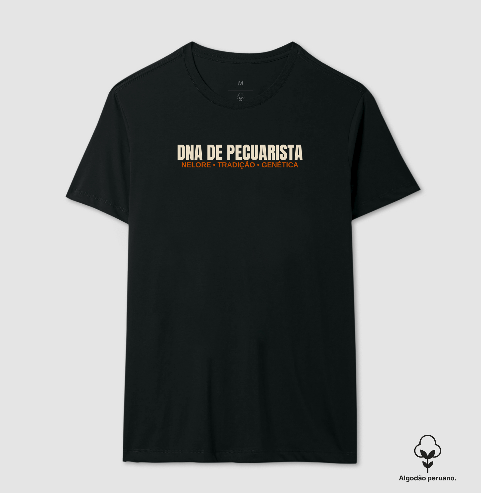 DNA DE UM PECUARISTA - Camiseta Algodão Peruano