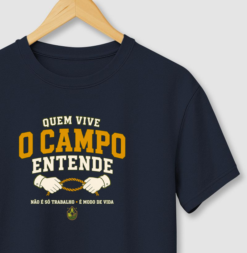 Camiseta Quem Vive o Campo Entende