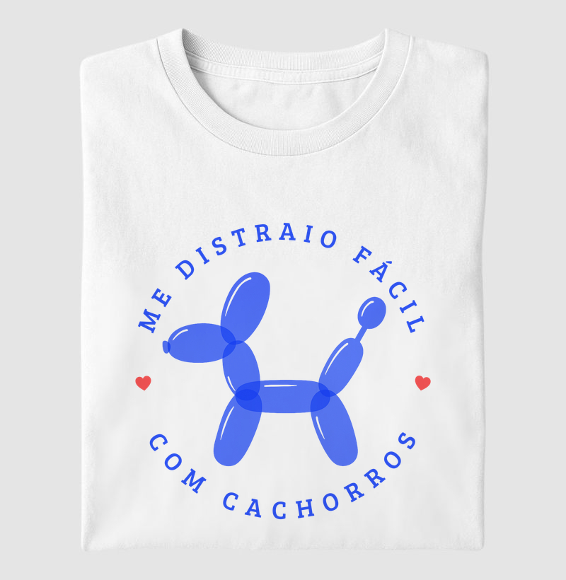 Me distraio fácil com cachorros