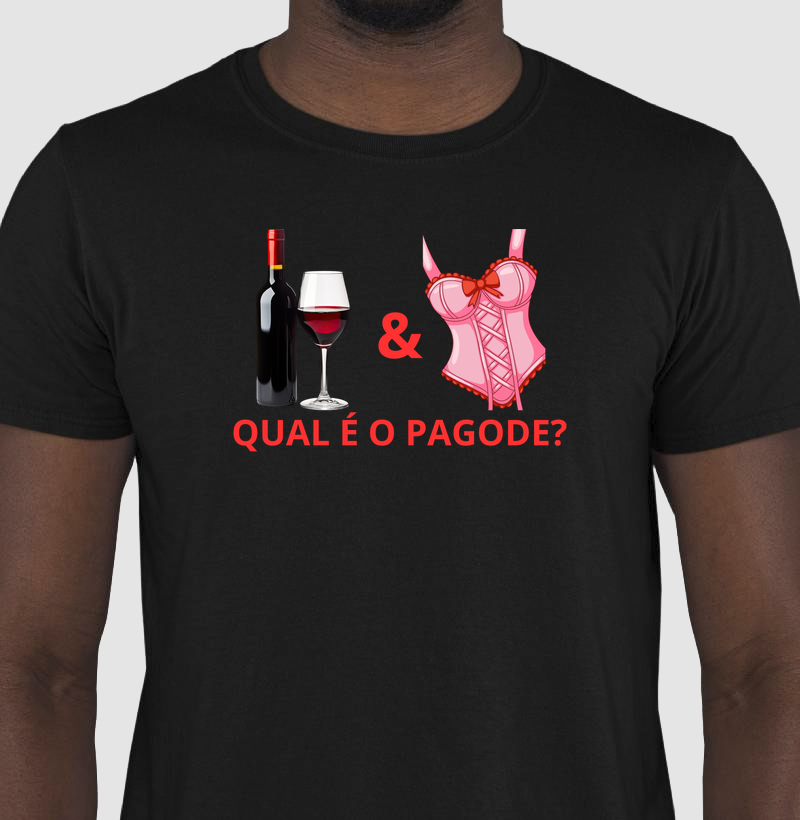 camiseta qual é o pagode?