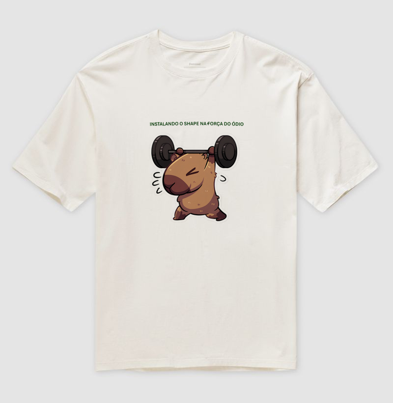 Camiseta de treino da capivara
