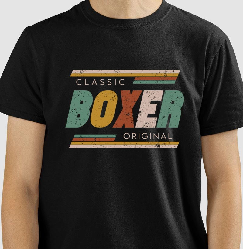 Camiseta Boxer Vintage