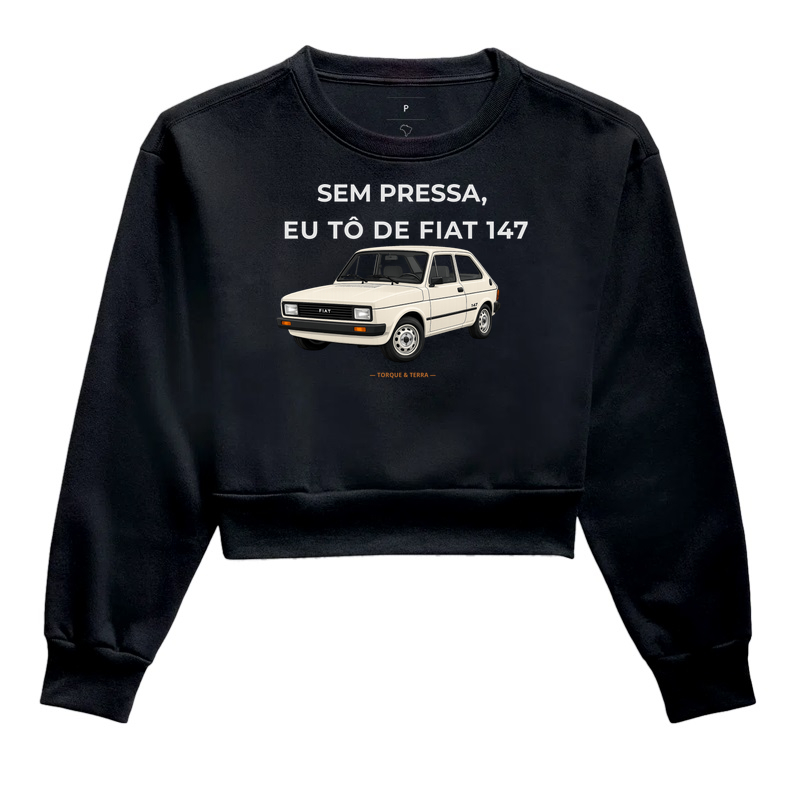 Sem pressa, eu tô de Fiat 147 - Bege